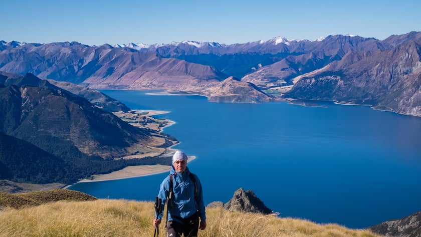 Nowa Zelandia, widok na jezioro Wanaka